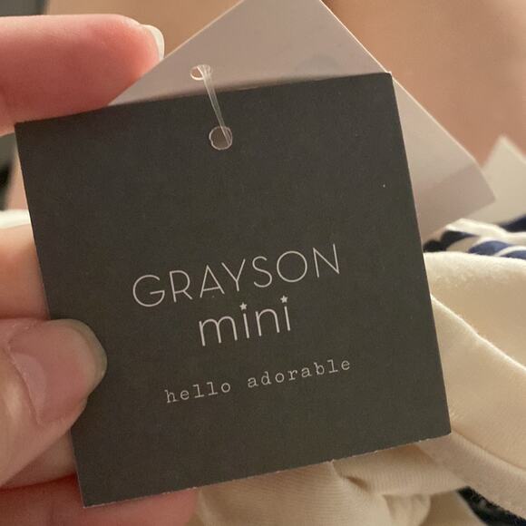 Grayson Mini Baby Boys 18m 2pc Born to Be Wild Top & Bottom Set shirt pants NWT - Picture 2 of 2